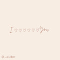 'I love you'